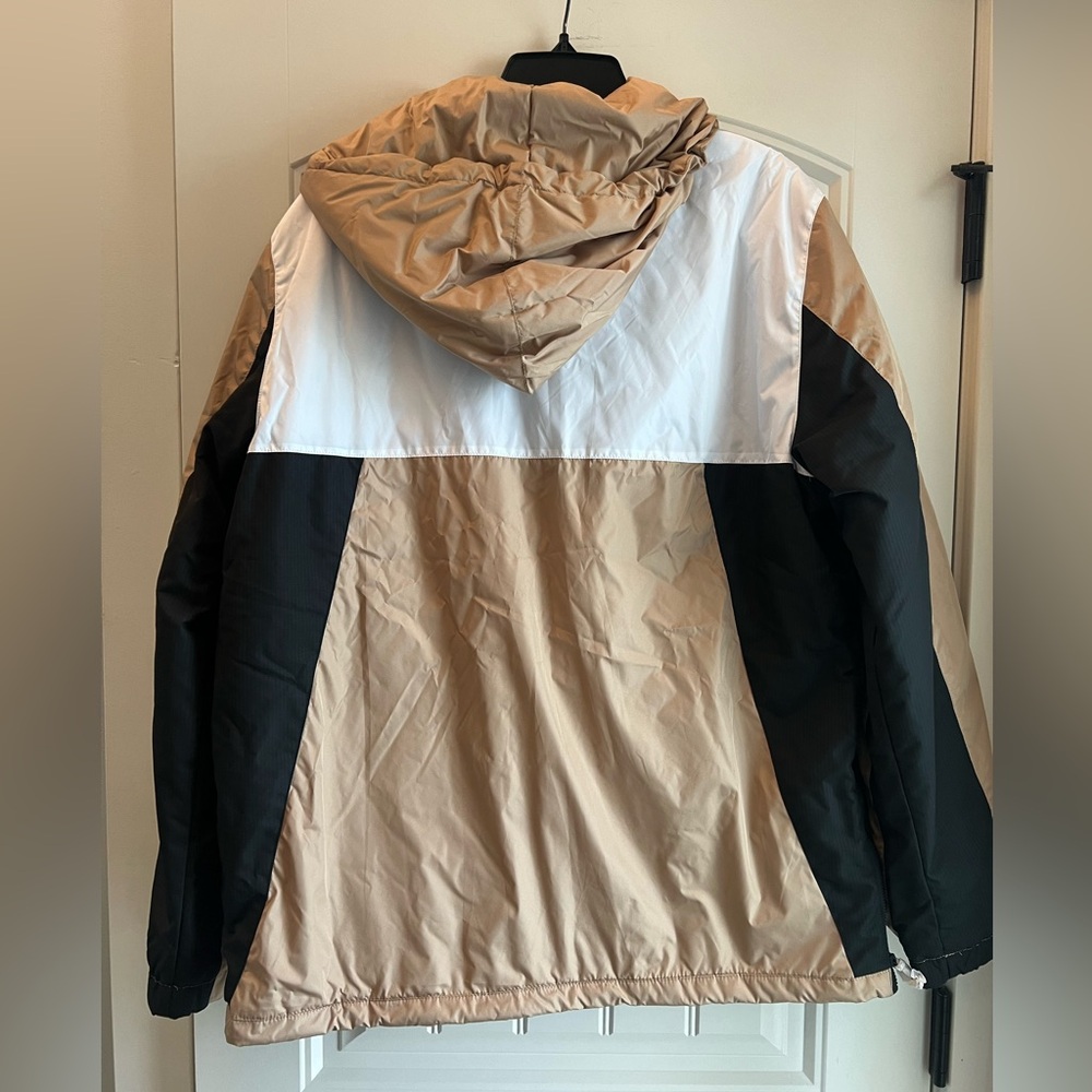 GUESS Rex Colorblock Padded Half Zip Jacket Size L - Picture 6 of 8
